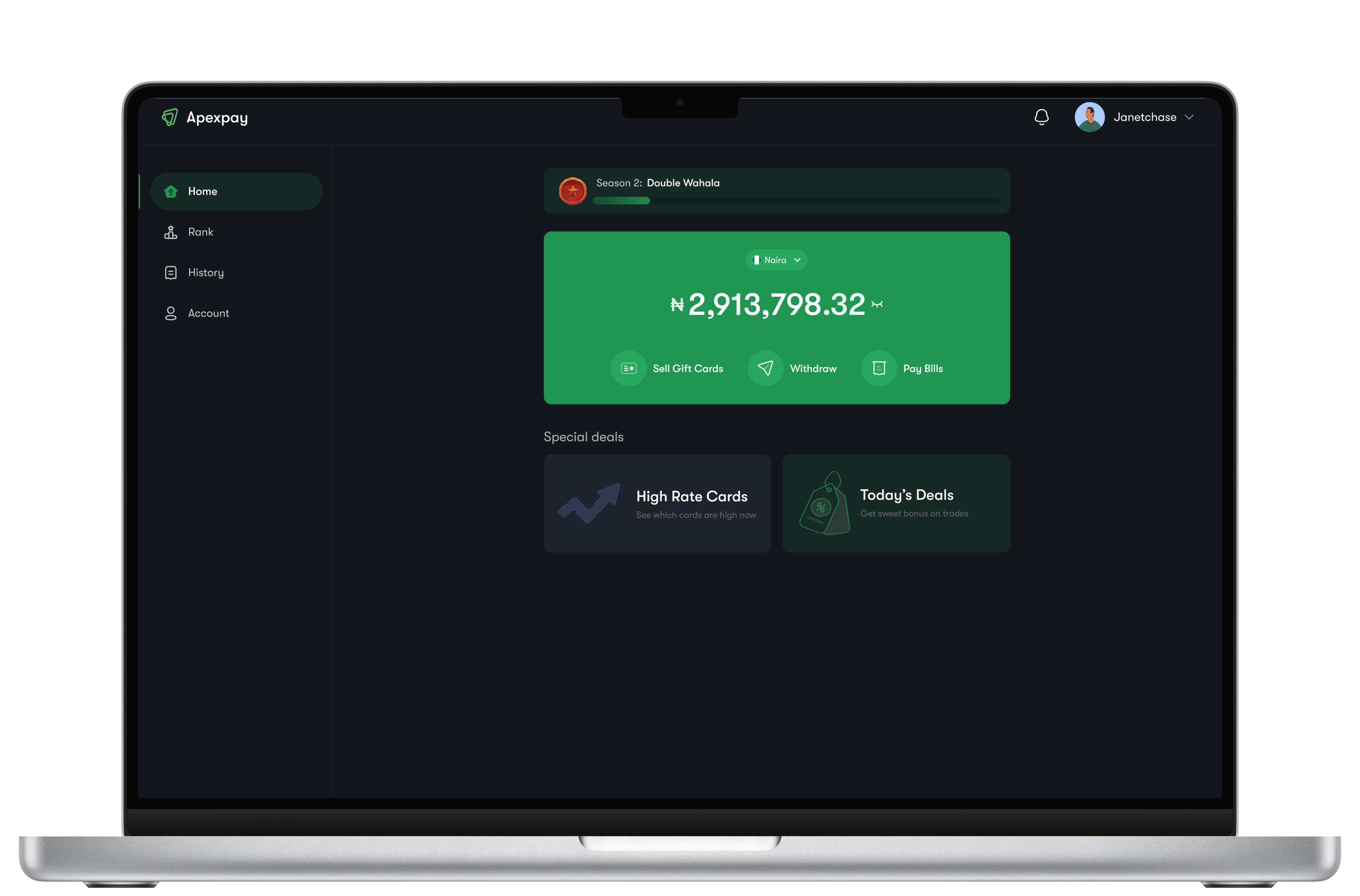 WebApp screenshot